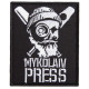 Шеврон на липучці для журналістів MYKOLAIV PRESS 7х8,5 вишитий патч нашивка для працівників медіа та ЗМІ