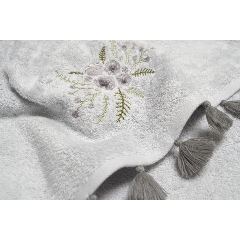 Рушник Irya - Elia a.gri світло-сірий 90*150