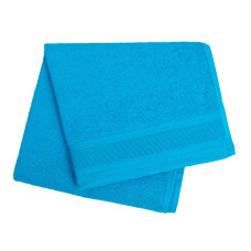 Рушник махровий 50х90 см Наталі щіл 360 грм/м2 бірюза для рук та обличчя бавовняне натуральне, бавовна