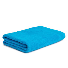 Рушник махровий 100х150 см Наталі щіл. 360 грм/м2 бірюза, для тіла та сауни, бавовна, натуральне бавовняне