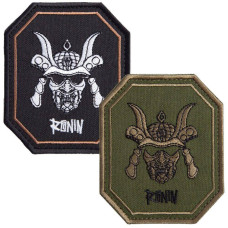 Набір шевронів 2 шт на липучці Самурай Ronin Ронін 8,5х7,5 см вишитий патч нашивка шеврон