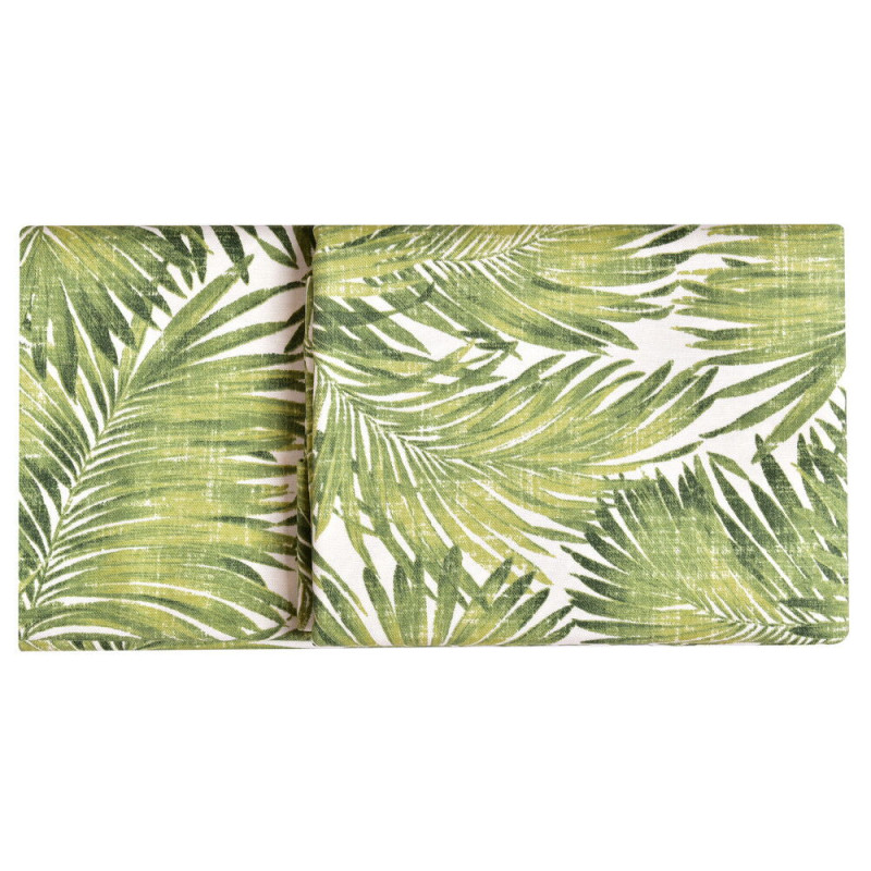 Скатертина 140х170 см з плямо та водовідштовхувальним просоченням IDEIA бавовна папороть олива