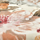Скатертина 140x170 см IDEIA бавовняна, з водовідштовхувальним і плямостійким покриттям, квіти, беж