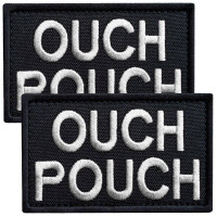 Набір шевронів 2 шт. із липучкою Ouch Pouch 5x8 см вишитий патч шеврон нашивка