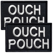 Набір шевронів 2 шт. із липучкою Ouch Pouch 5x8 см вишитий патч шеврон нашивка
