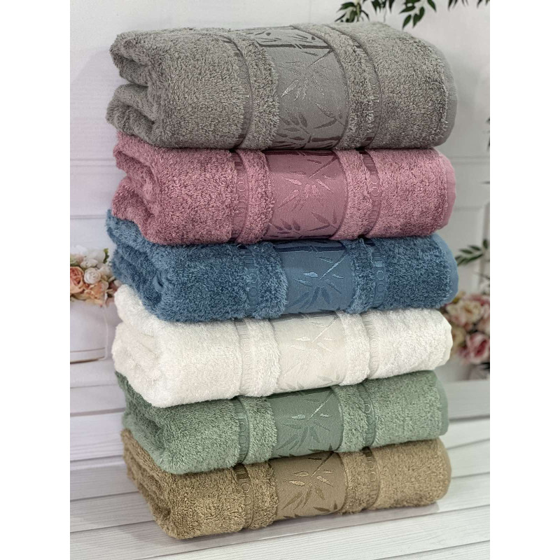 Bamboo бамбукові рушники 50х90см., 6шт/уп. Sweet dream Туреччина (76384)