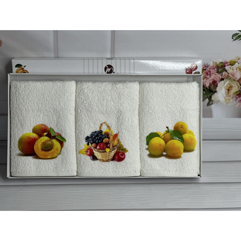 Merzuka fresh Махрові рушники 30х50см., 3шт. (31376)