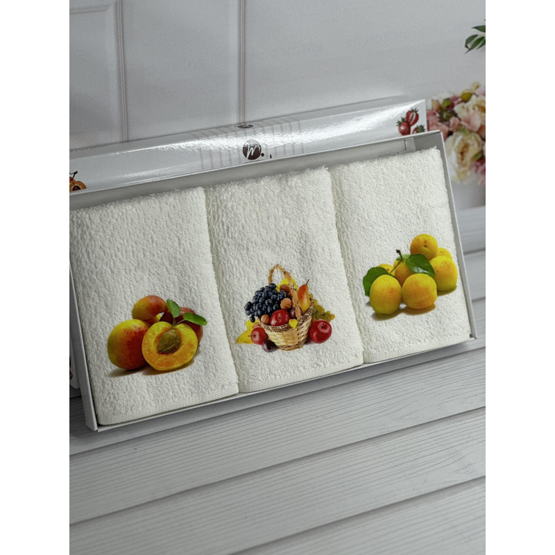 Merzuka fresh Махрові рушники 30х50см., 3шт. (31376)