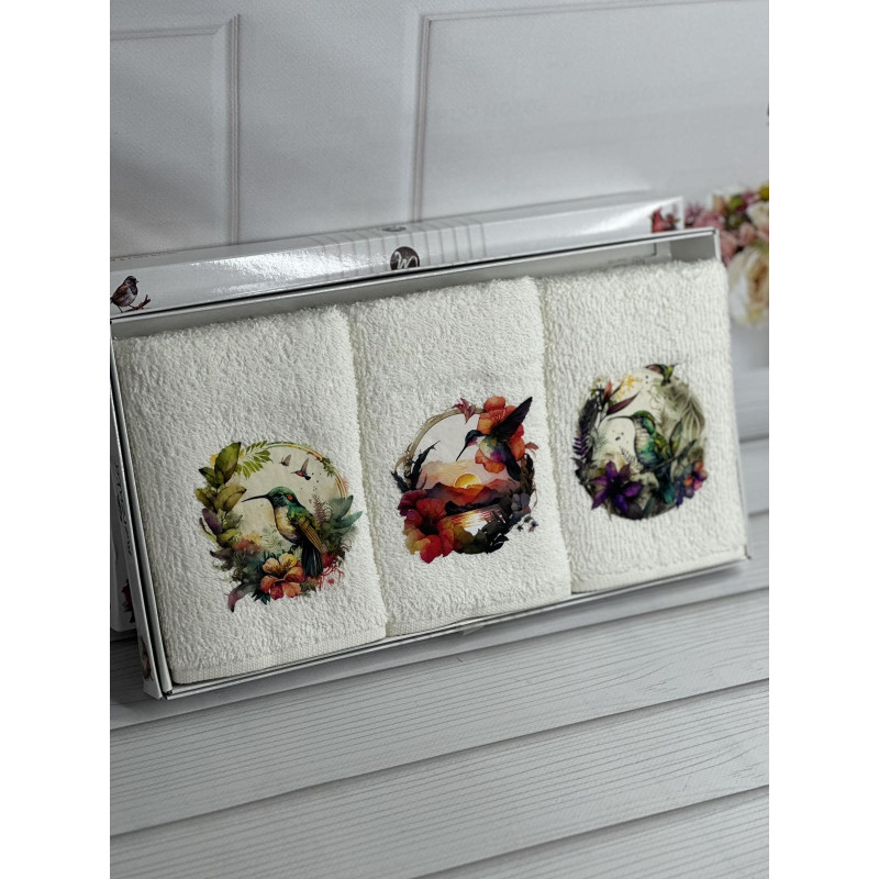 Merzuka kalibra Махрові рушники 30х50см., 3шт. (21125)