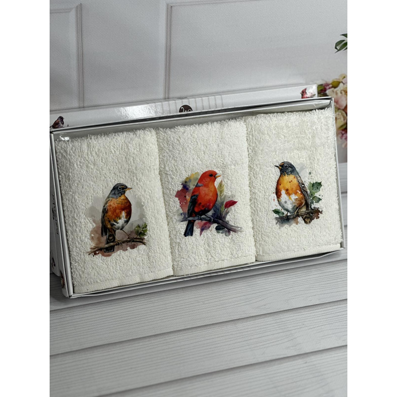 Merzuka snigurka Махрові рушники 30х50см., 3шт. (37452)