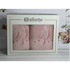 Piante pero pembe 3D 2в1 бавовняні рушники.Туреччина. (88793)