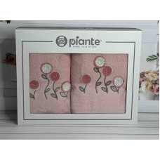 Piante ramaska pembe 3D 2в1 бавовняні рушники.Туреччина. (77187)