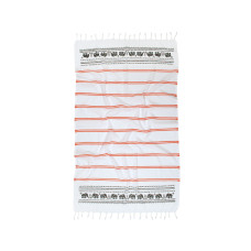 Рушник Barine Pestemal - Adventures 95*175 Papaya помаранчевий