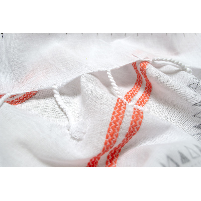 Рушник Barine Pestemal - Adventures 95*175 Papaya помаранчевий