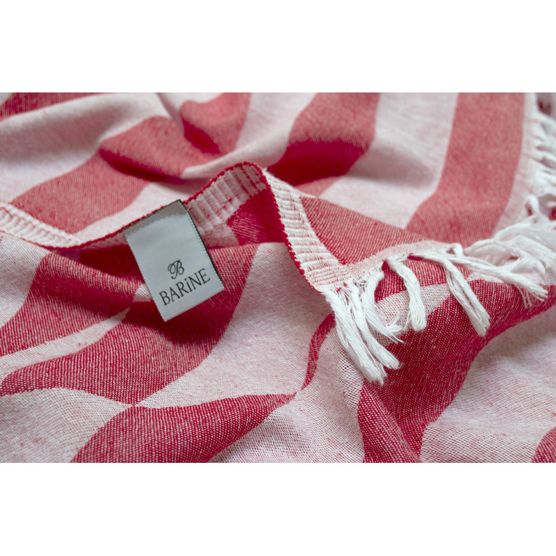Рушник Barine Pestemal - Undercover Anchor 95*175 Red червоний