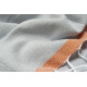 Рушник Barine Pestemal - Basak 95*165 Light Grey-Orange сірий-помаранчевий