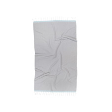 Рушник Barine Pestemal - Basak 95*165 Light Grey-Mint сірий-ментоловий