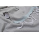Рушник Barine Pestemal - Basak 95*165 Light Grey-Mint сірий-ментоловий