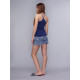 Домашній одяг US Polo Assn - Майка і шорти 15637 сині, S
