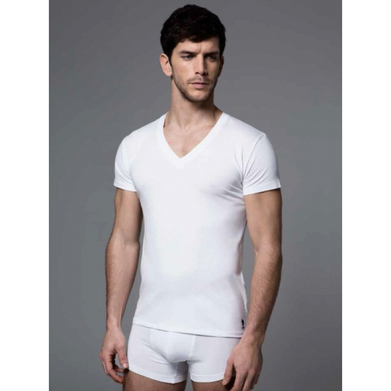 Домашній одяг US Polo Assn - Футболка чоловіча 80086 біла, S 1шт