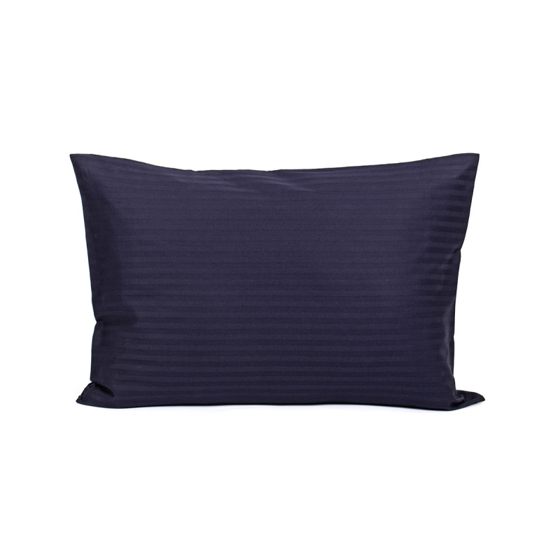 Наволочки Lotus Готель - Сатин Страйп 1*1 темно-синій Туреччина 50*70 (2 од.)