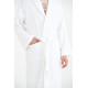 Халат махровий unisex Lotus Home - Basic Line white 2XL