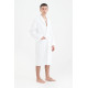 Халат махровий unisex Lotus Home - Basic Line white 2XL