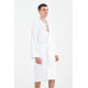 Халат махровий unisex Lotus Home - Basic Line white 2XL