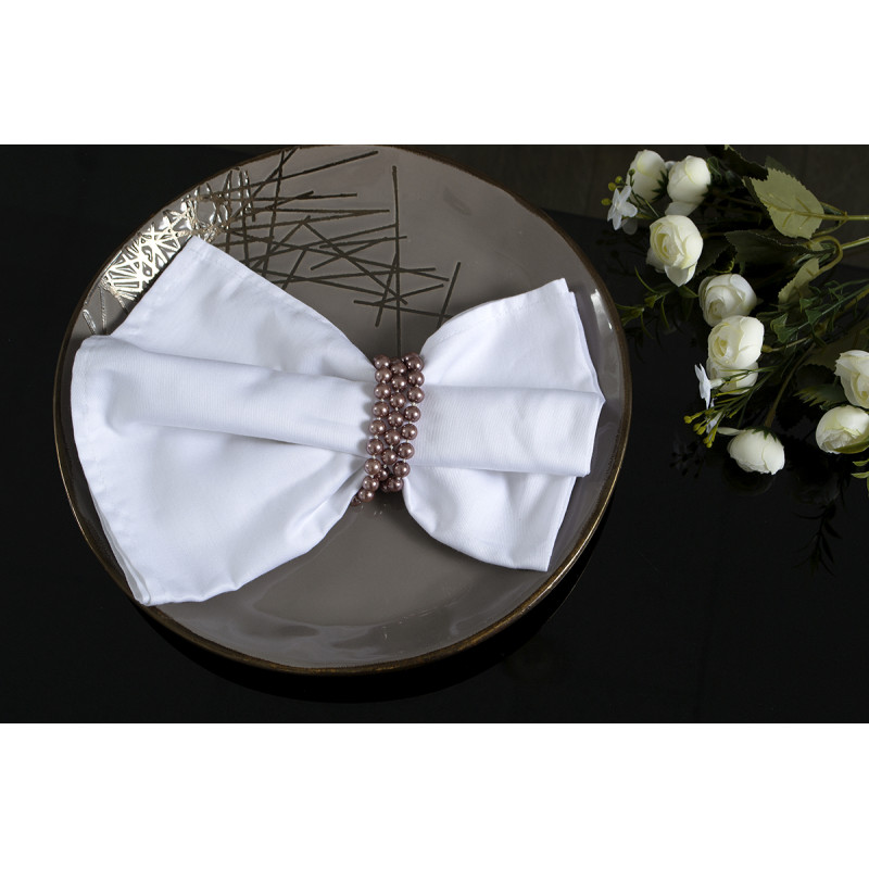 Серветка Lotus готель - Білий сатин класік 50*50