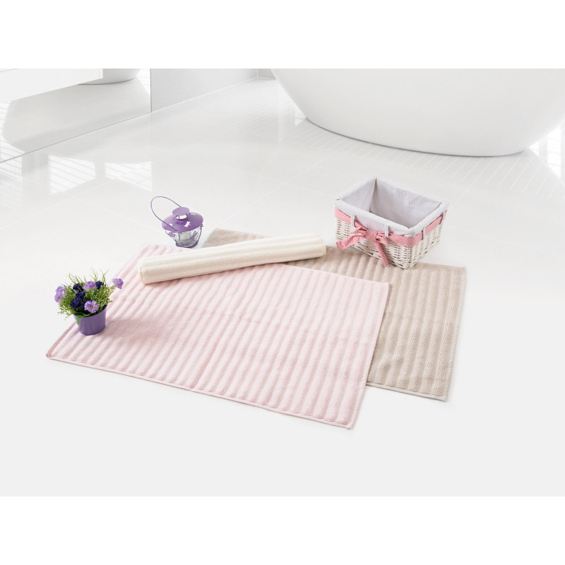 Рушник для ніг Irya - Crimp pudra пудра 50*70