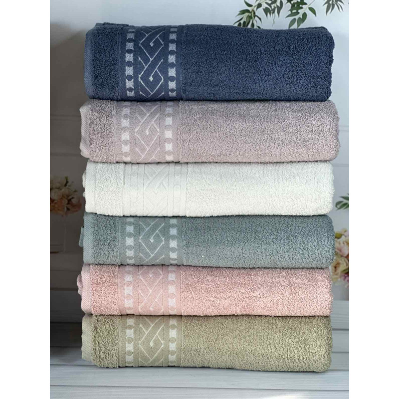 Adore Durul махрові рушники 70х140см., 6 шт/уп. Туреччина (48005)