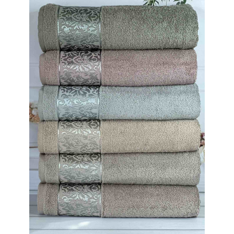 Arma Durul махрові рушники 70х140см., 6 шт/уп. Туреччина (72391)