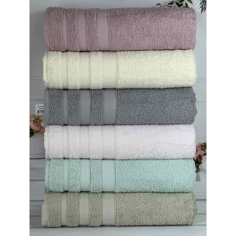 Bremen Durul махрові рушники 70х140см., 6 шт/уп. Туреччина (23528)