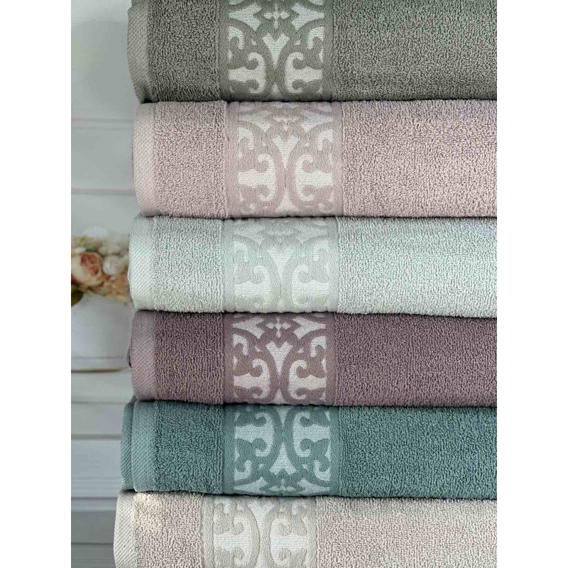 Rodin Durul махрові рушники 70х140см., 6 шт/уп. Туреччина (24284)