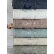 Sal Durul махрові рушники 50х90см., 6 шт/уп. Туреччина (40937)