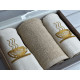 Suvari kofe 003 3в1 40х60см., набір рушників (махра / вафелька). (78006)
