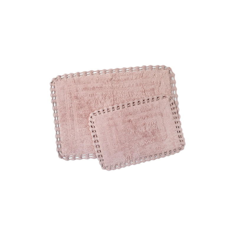 Набір килимків Irya - Debra g.kurusu пудра 60*90+40*60