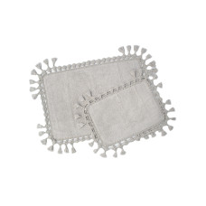 Набір килимків Irya - Lorna gri сірий 60*90+40*60