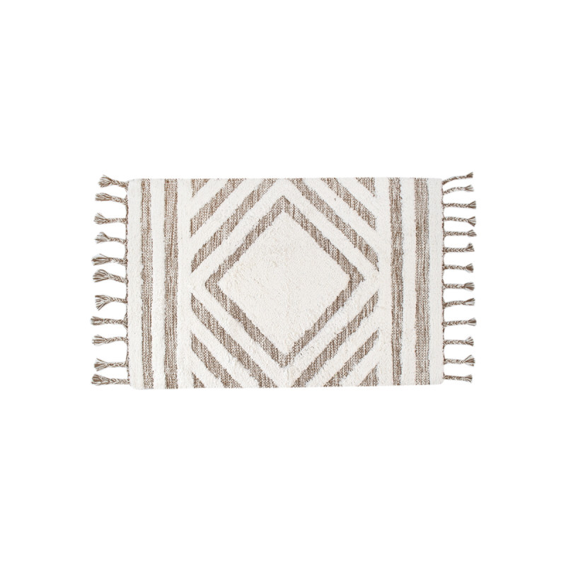 Набір килимків Irya - Hoover kahverengi/ekru кавовий/молочний 60*90+40*60