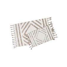 Набір килимків Irya - Hoover kahverengi/ekru кавовий/молочний 60*90+40*60