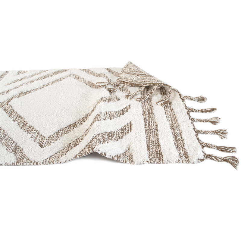 Набір килимків Irya - Hoover kahverengi/ekru кавовий/молочний 60*90+40*60