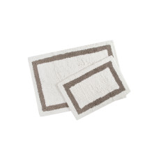 Набір килимків Irya - Liberte beyaz білий 60*90+40*60