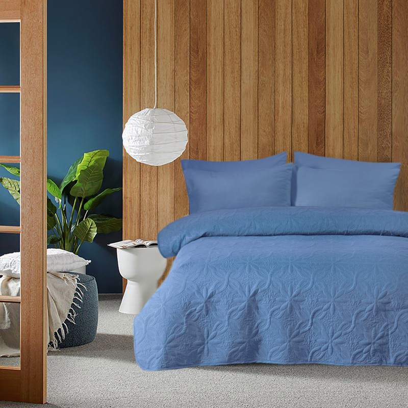 Покривало Lotus Broadway - Basic синій 200*220