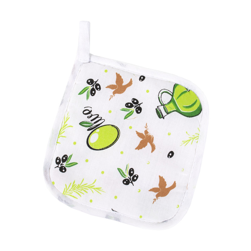 Кухонний набір Lotus Daily - Olive рукавиця + прихватка + рушник