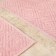 Набір килимків Karaca Home - Kelly Esta pudra пудровий 50*80+50*40