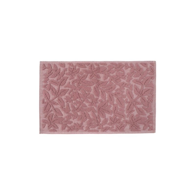 Набір килимків Karaca Home - Kelly Flower murdum сливовий 50*80+50*40