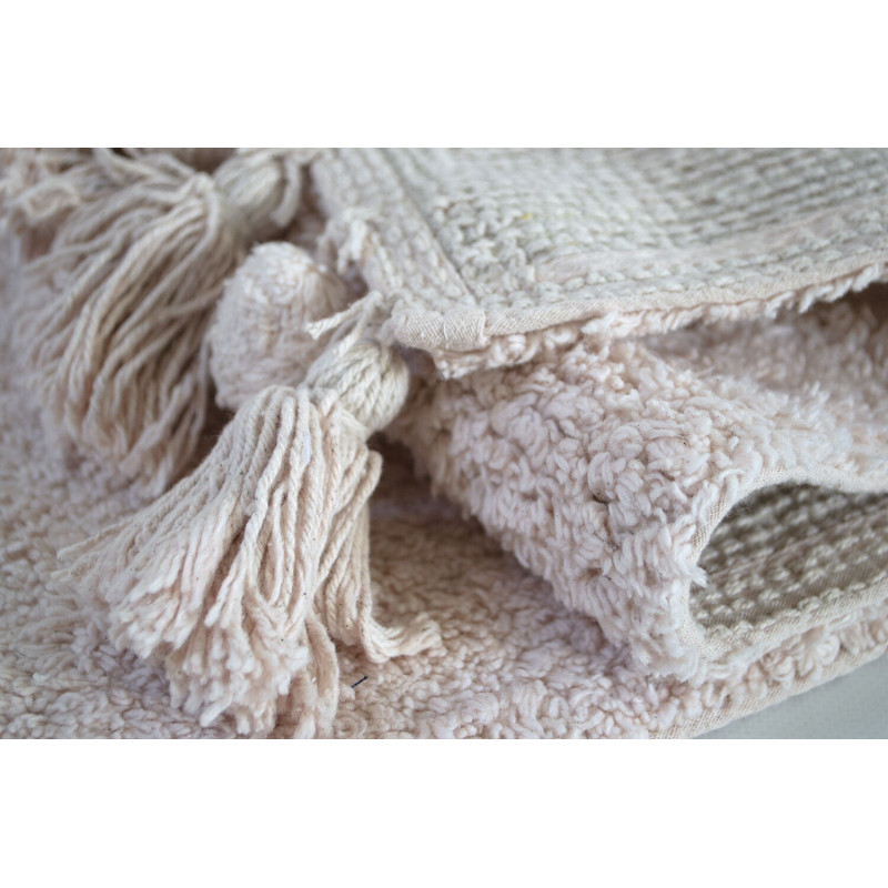 Набір килимків Irya - Gala gul kurusu рожевий 55*85+35*55