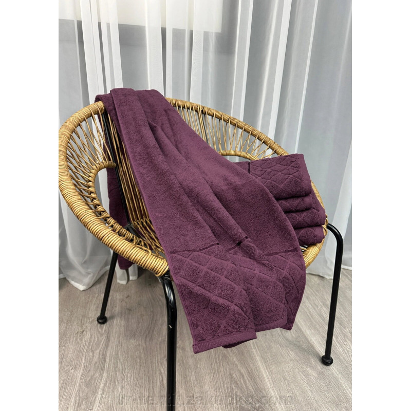 Махровий рушник SoundSleep Rossa 50х90 см, бузковий