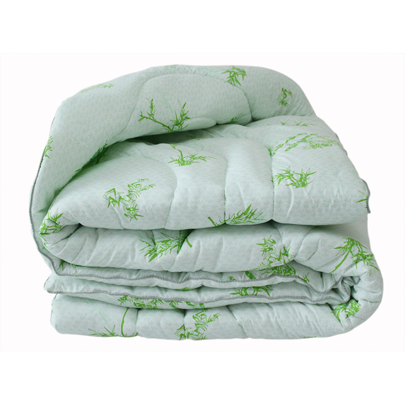 Ковдра лебедячий пух Bamboo white євро + 2 подушки 50х70