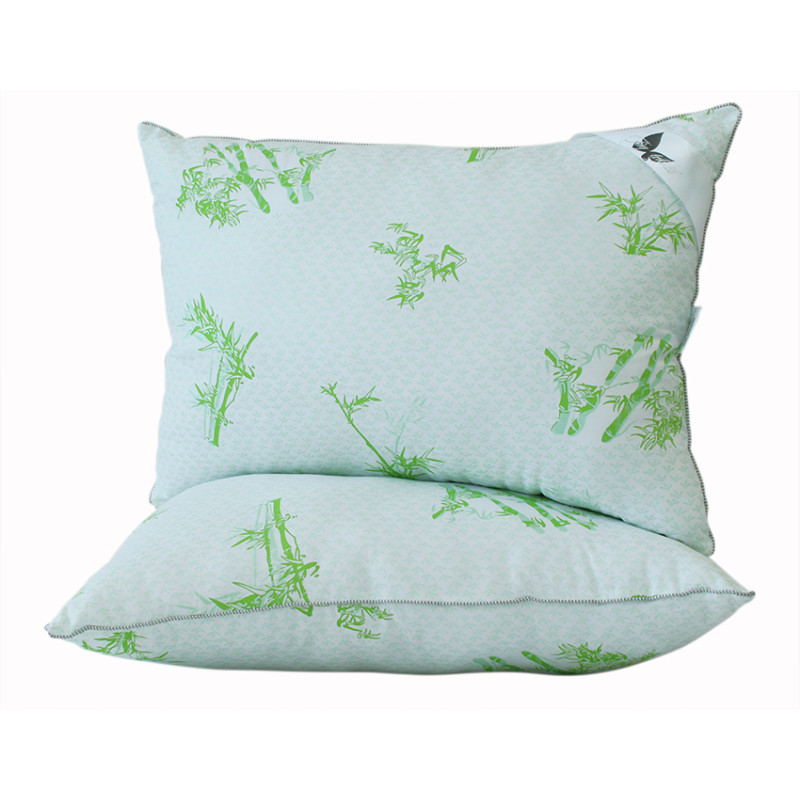 Ковдра лебедячий пух Bamboo white євро + 2 подушки 70х70